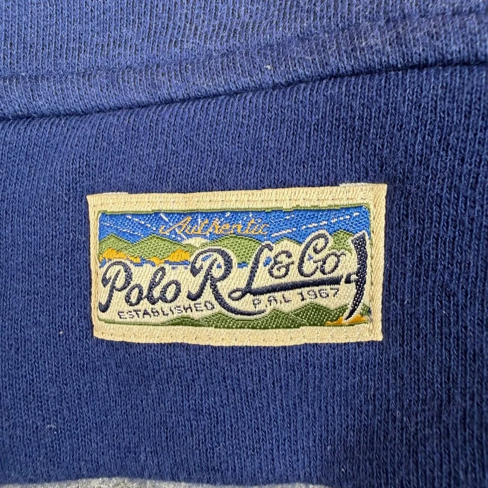 Polo Ralph Lauren Mens 3XB Multi Color Striped Fleece Pullover Hoodie Blue #3789